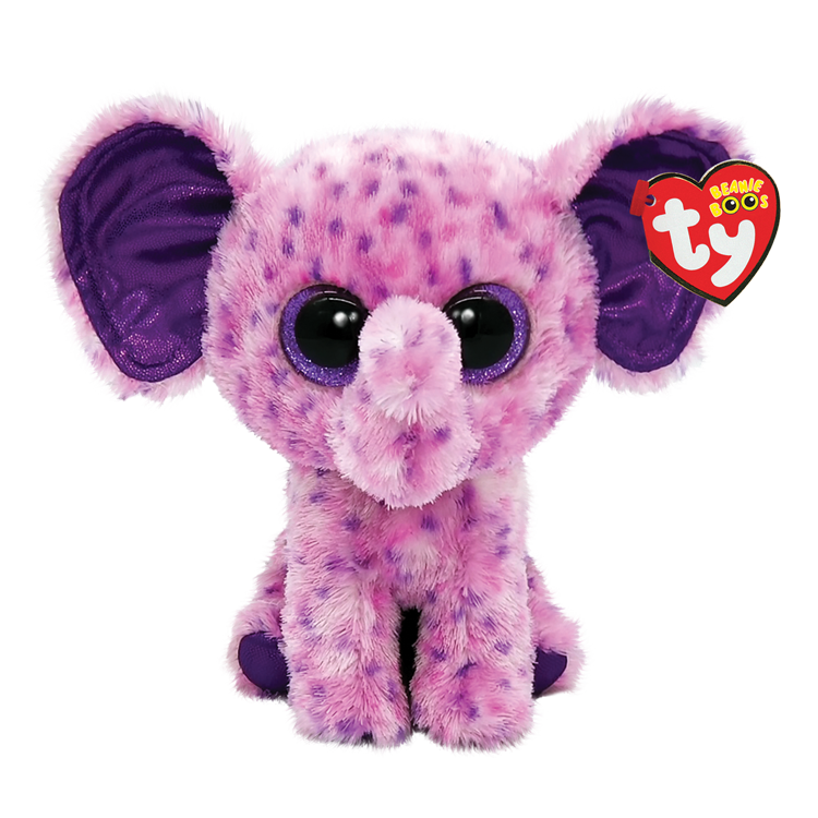 TY Beanie Boo - Eva - Pink Speckled Elephant – Northwoods Gallery