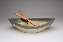Load image into Gallery viewer, Maxwell Pottery - Dory Bowl & Wooden Paddle Server Set