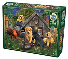 Load image into Gallery viewer, Cobble Hill 1000pc &quot;In the Doghouse&quot; Puzzle
