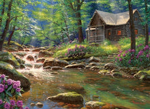 Load image into Gallery viewer, Cobble Hill 1000pc &quot;Fishing Cabin&quot; Puzzle
