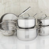 Meyer Nouvelle - Stainless Steel 10 Pcs Pots and Pan Set