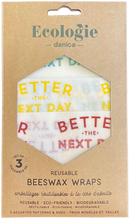 Load image into Gallery viewer, Ecologie - Beeswax Wrap 3 Packs