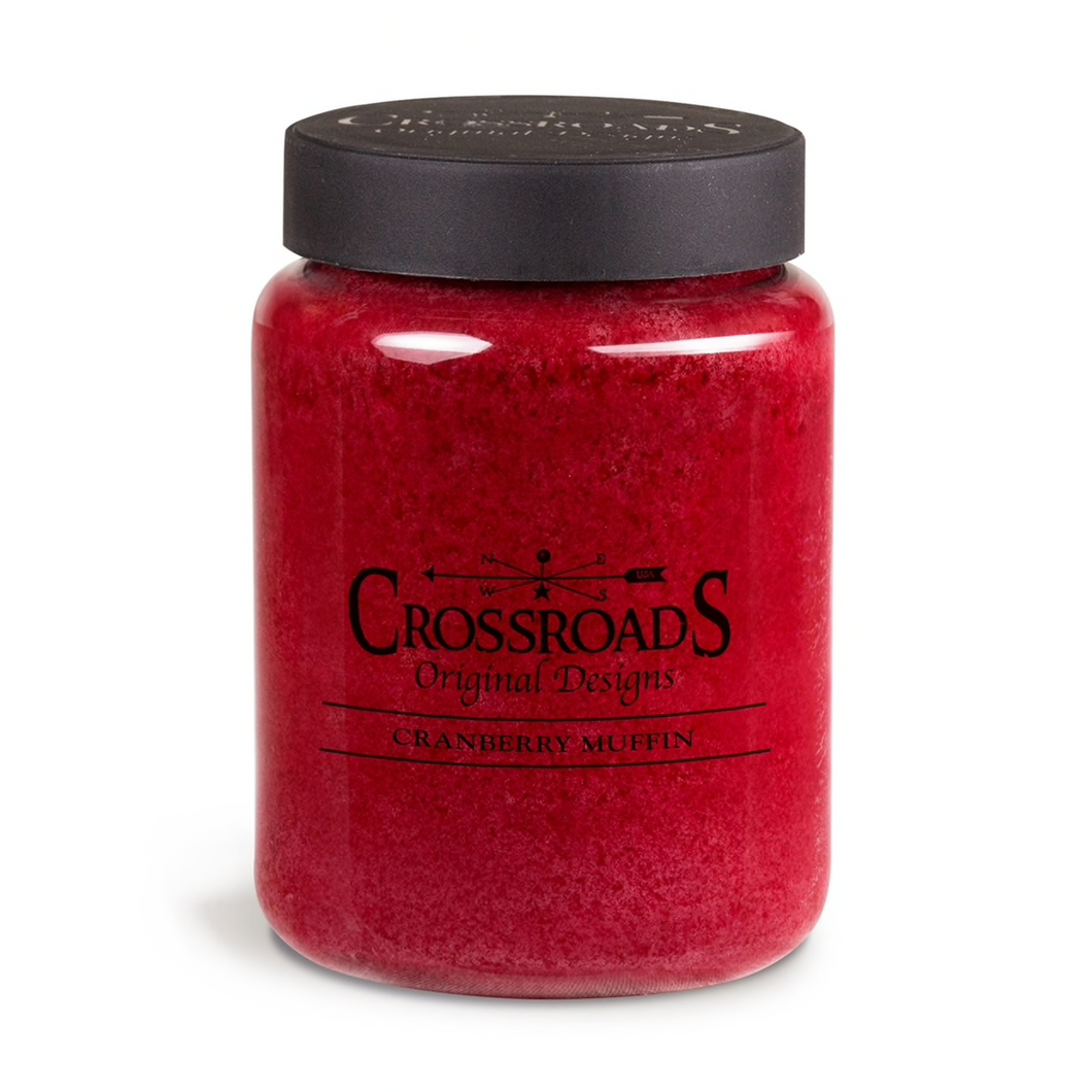 Crossroads Jar Candle - Cranberry Muffin