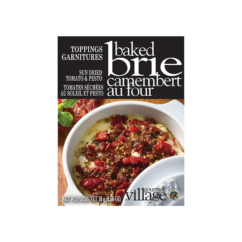 Gourmet du Village - Brie Topping - Sun-dried Tomato & Pesto