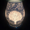 Ace Annison - Touch Lamp -  Tapered White Tree of Life with Wax Melt Holder