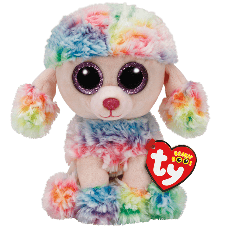 TY Beanie Boo - Rainbow - Multicolor Poodle – Northwoods Gallery & Gifts