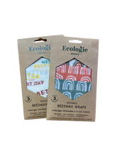 Load image into Gallery viewer, Ecologie - Beeswax Wrap 3 Packs
