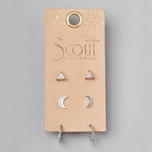 Load image into Gallery viewer, Scout Curated Wears - Gemstone Stud Trios
