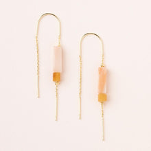 Load image into Gallery viewer, Scout Curated Wears - Rectangle Gemstone Stone Earrings
