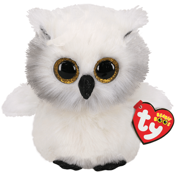 TY Beanie Boo - Austin - White Owl