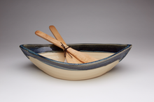Load image into Gallery viewer, Maxwell Pottery - Dory Bowl &amp; Wooden Paddle Server Set
