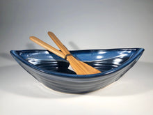 Load image into Gallery viewer, Maxwell Pottery - Dory Bowl &amp; Wooden Paddle Server Set
