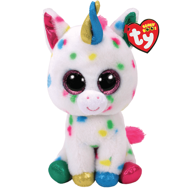 TY Beanie Boo - Harmonie - Multicolour Unicorn