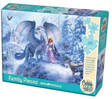 Load image into Gallery viewer, Cobble Hill 350pc &quot;Ice Dragon&quot; Family Puzzle

