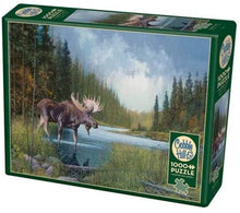 Load image into Gallery viewer, Cobble Hill 1000pc &quot;Moose Lake&quot; Puzzle
