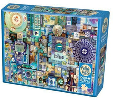 Load image into Gallery viewer, Cobble Hill 1000pc &quot;Blue&quot; Puzzle

