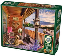 Load image into Gallery viewer, Cobble Hill 1000pc &quot;Welcome to the Lake House&quot; Puzzle
