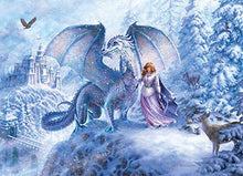 Load image into Gallery viewer, Cobble Hill 350pc &quot;Ice Dragon&quot; Family Puzzle
