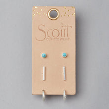 Load image into Gallery viewer, Scout Curated Wears - Gemstone Stud Trios
