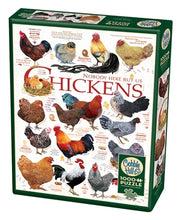 Load image into Gallery viewer, Cobble Hill 1000pc &quot;Chicken Quotes&quot; Puzzle
