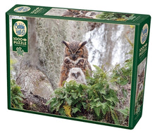 Load image into Gallery viewer, Cobble Hill 1000pc &quot;Great Horned Owl&quot; Puzzle
