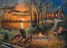 Load image into Gallery viewer, Cobble Hill 500pc &quot;Fireside&quot; Puzzle
