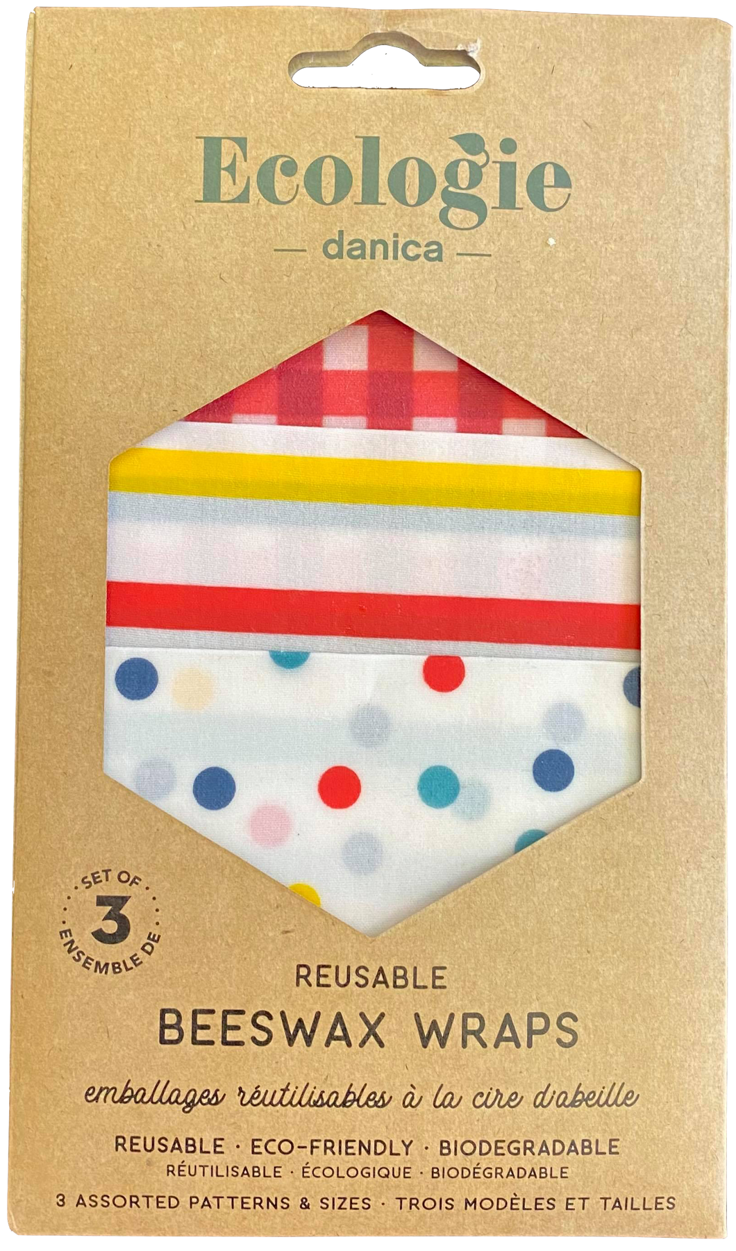 Ecologie - Beeswax Wrap 3 Packs