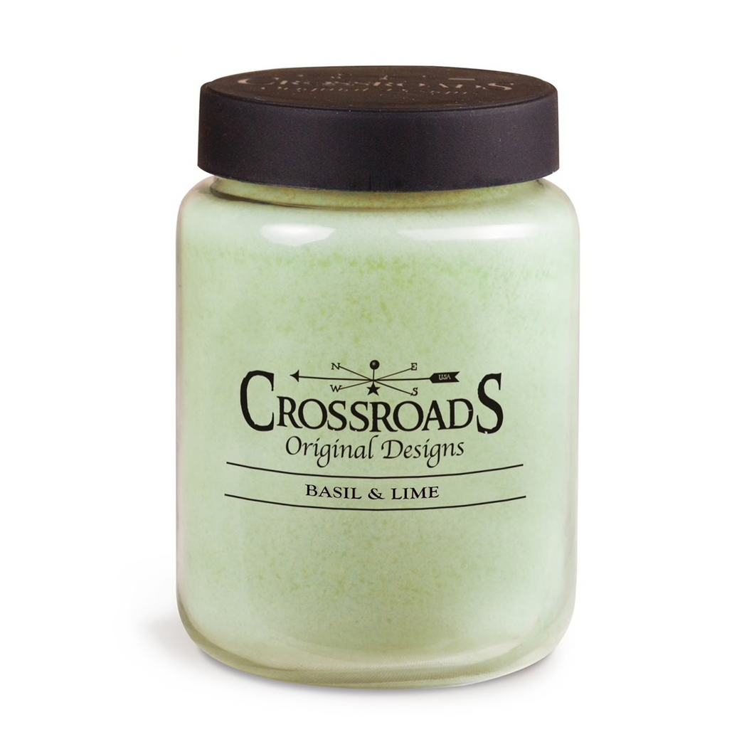 Crossroads Jar Candle - Basil & Lime