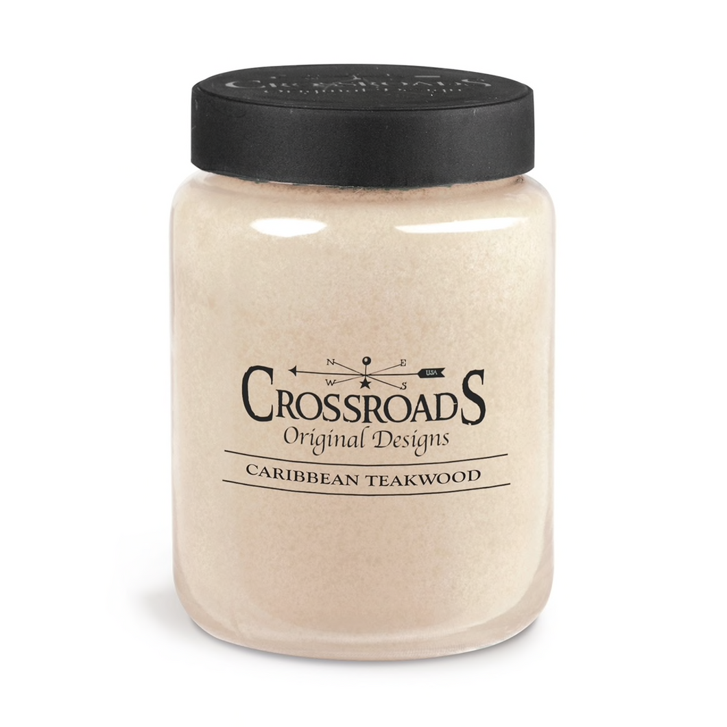 Crossroads Jar Candle - Caribbean Teakwood
