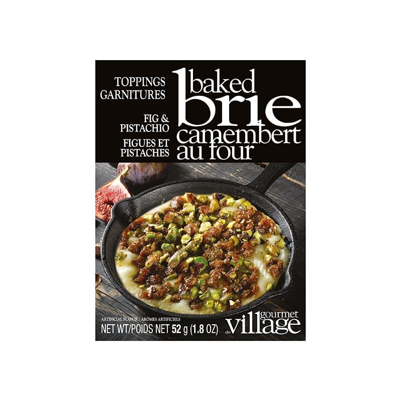Gourmet du Village - Brie Topping - Fig & Pistachio