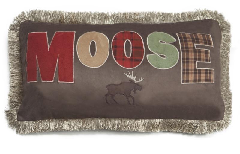 Carstens - Faux Leather Throw Pillow - Moose