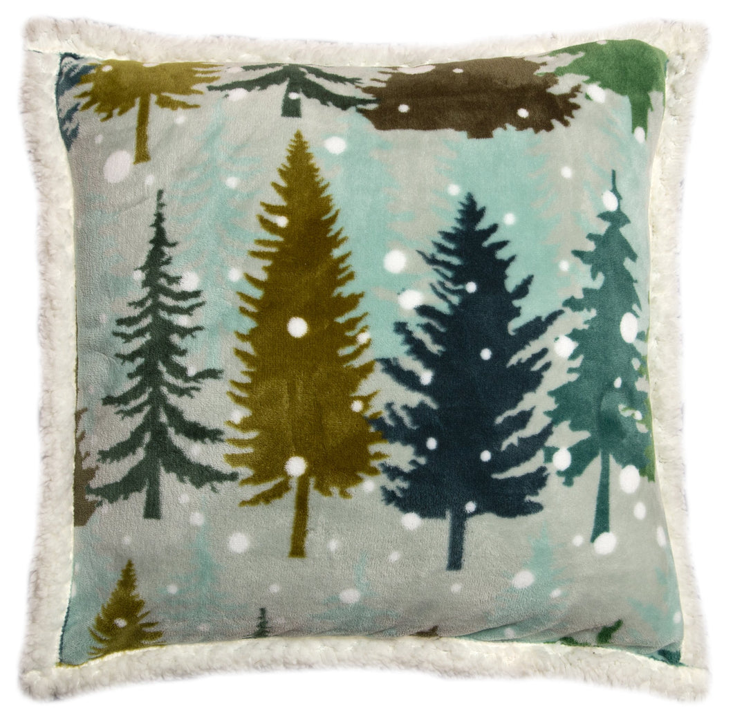 Carstens - Sherpa Throw Pillow - Snowflake