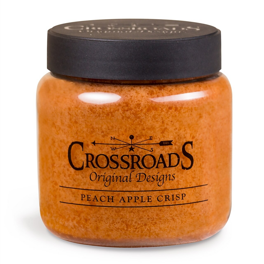Crossroads Jar Candle - Peach Apple Crisp
