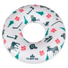 Load image into Gallery viewer, Float-Eh Oh Canada Tube (Canadian Symbols) Inflatable Pool and Lake Float
