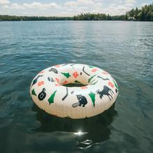 Load image into Gallery viewer, Float-Eh Oh Canada Tube (Canadian Symbols) Inflatable Pool and Lake Float
