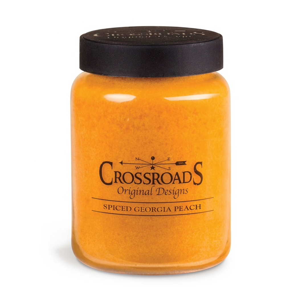 Crossroads Jar Candle - Spiced Georgia Peach