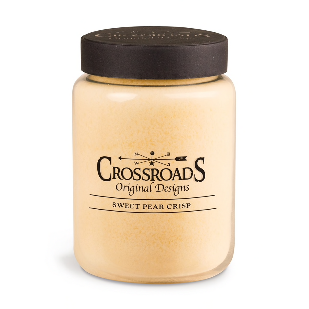 Crossroads Jar Candle - Sweet Pear Crisp