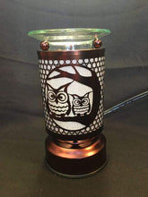 Load image into Gallery viewer, Ace Annison - Touch Lamp - Bronze Owl with Wax Melt Holder
